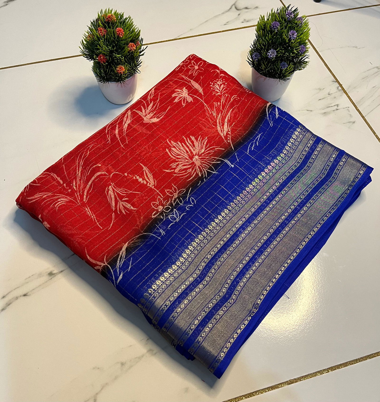 Wow Hit Designer Georgette Silk Designer Saree Exporters In India
